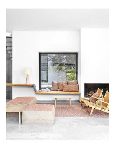 tappeto moderno GAN Raw Pink