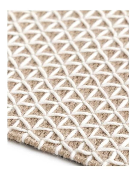 tappeto moderno GAN Raw White