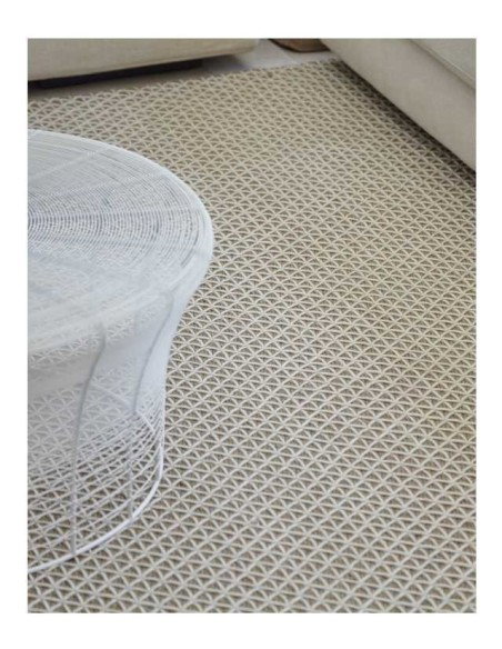 tappeto moderno GAN Raw White