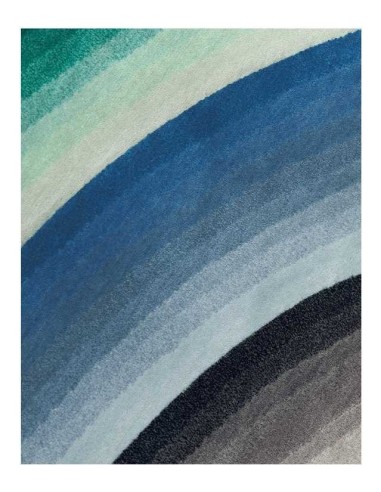 tappeto moderno GAN Round Mirage Blue