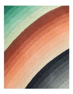 tappeto moderno GAN Round Mirage Orange  2