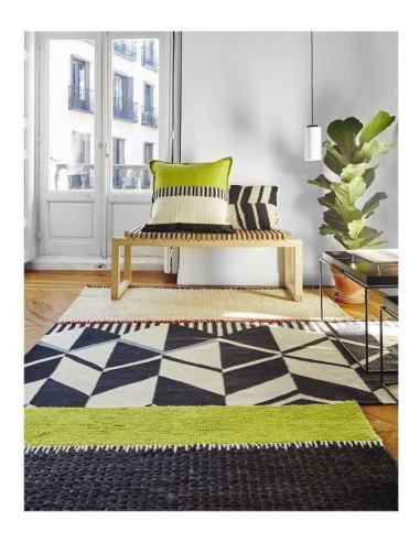 tappeto moderno GAN Rustic Chic Geo Pistachio