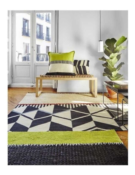 tappeto moderno GAN Rustic Chic Geo Pistachio