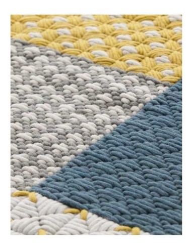 tappeto moderno GAN Silai Blue