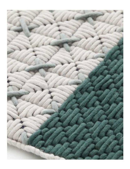 tappeto moderno GAN Silai Green
