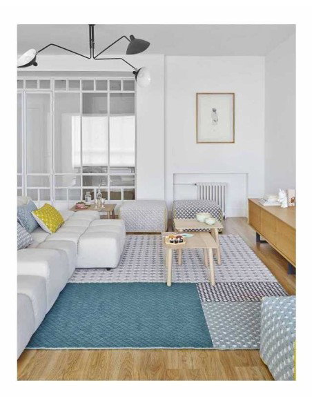 tappeto moderno GAN Silai Green