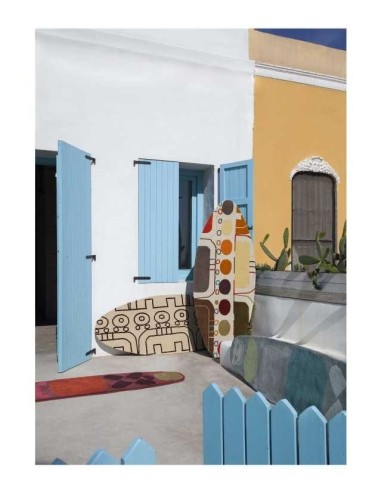 tappeto moderno GAN Surf Malibu Atlantico