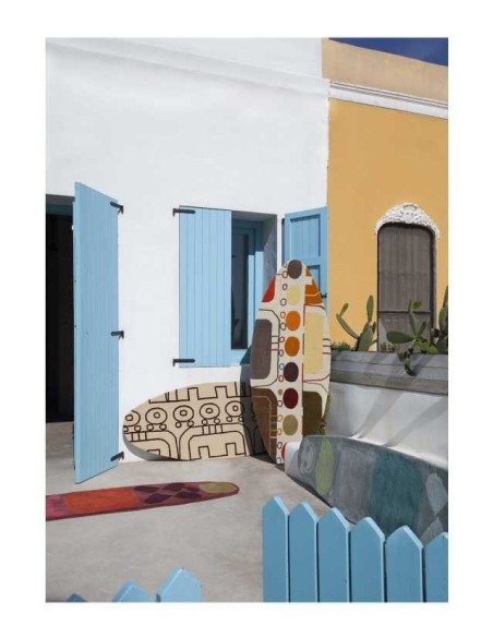 tappeto moderno GAN Surf Malibu Atlantico