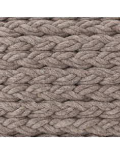 tappeto moderno GAN Trenzas Circular Taupe 2