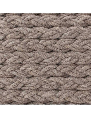 tappeto moderno GAN Trenzas Circular Taupe