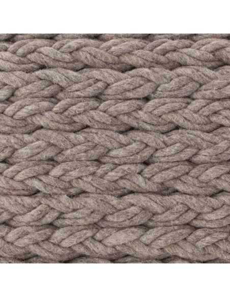 tappeto moderno GAN Trenzas Circular Taupe