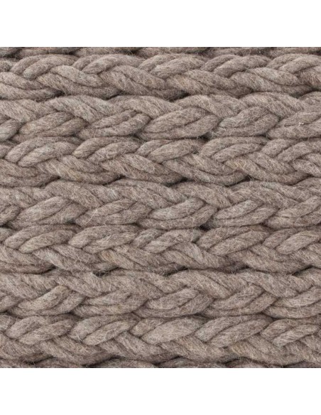 tappeto moderno GAN Trenzas Circular Taupe