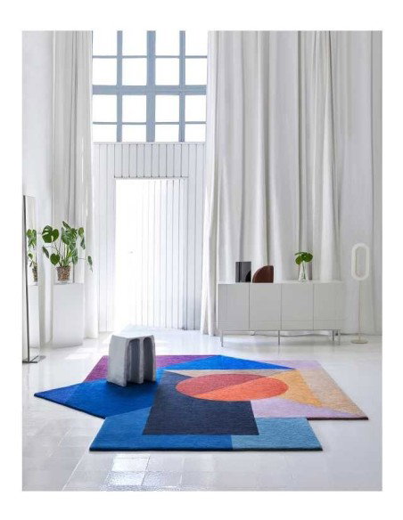 tappeto moderno GAN Zoe Kubb Multi 