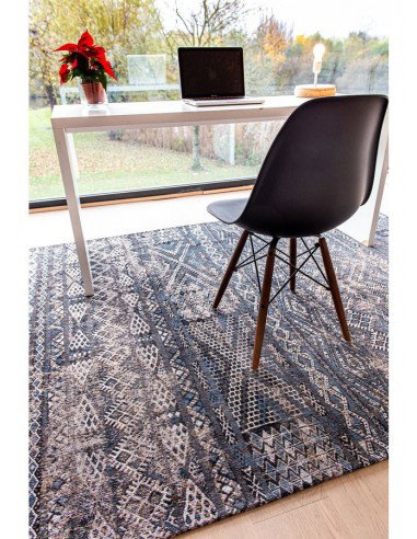 tappeto moderno Louis De Poortere Antiquarian Black Rabat 9113