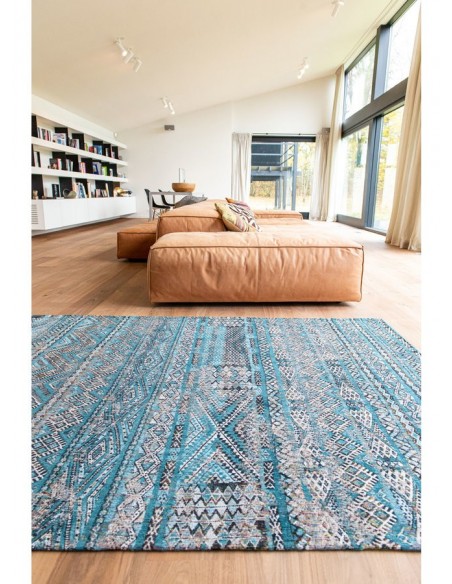 tappeto moderno Louis De Poortere Antiquarian Zemmuri Blue 9110