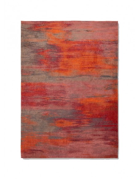 tappeto moderno Louis De Poortere Atlantic Hibiscus Red 9116
