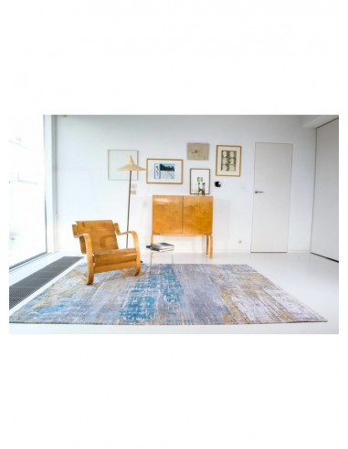 tappeto moderno Louis De Poortere Atlantic Streaks Long Island Blue 8718