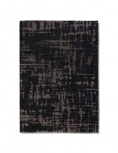 tappeto moderno Louis De Poortere Baobab Black Water 9200