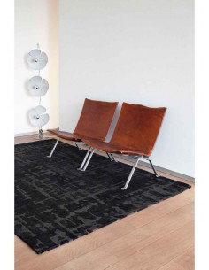 tappeto moderno Louis De Poortere Baobab Black Water 9200 2