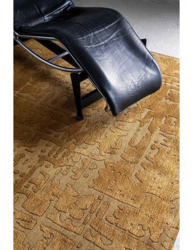 tappeto moderno Louis De Poortere Baobab Madagascar Gold 9201