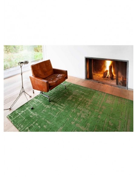 tappeto moderno Louis De Poortere Baobab Perrier's Green 9202