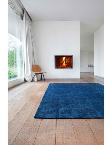 tappeto moderno Louis De Poortere Baobab Suarez Blue 9250