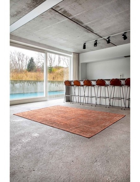 tappeto moderno Louis De Poortere Baobab Za Copper 9199