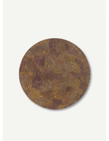 tappeto moderno Louis De Poortere Coral Black Gold 9227
