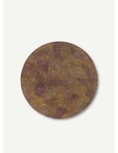 tappeto moderno Louis De Poortere Coral Black Gold 9227
