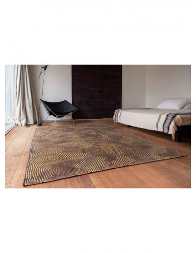 tappeto moderno Louis De Poortere Coral Black Gold 9227