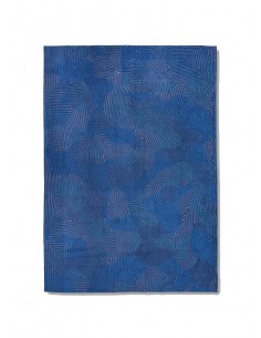 tappeto moderno Louis De Poortere Coral Blue Lagoon 9225