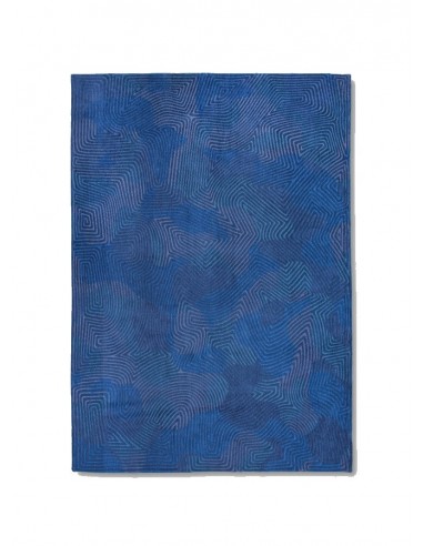 tappeto moderno Louis De Poortere Coral Blue Lagoon 9225
