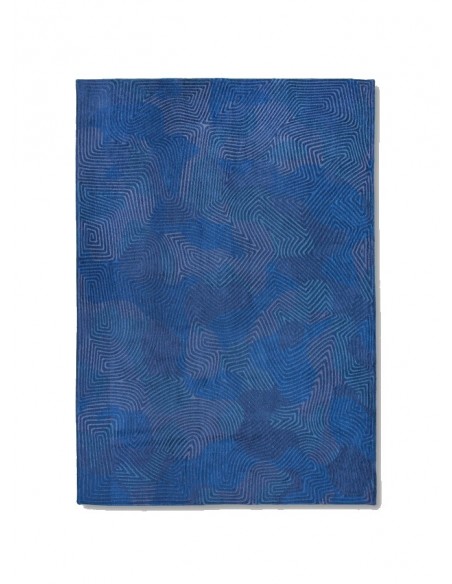 tappeto moderno Louis De Poortere Coral Blue Lagoon 9225