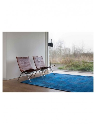 tappeto moderno Louis De Poortere Coral Blue Lagoon 9225