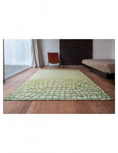 tappeto moderno Louis De Poortere Dedalo Republic Green 9204 2