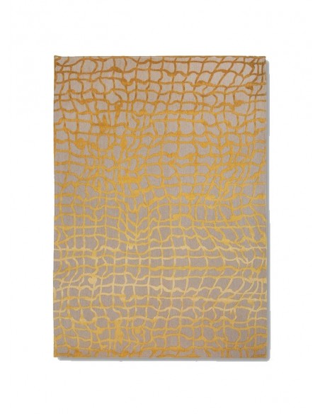 tappeto moderno Louis De Poortere Dedalo Yellow Scarab 9205