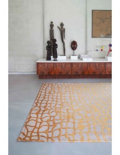 tappeto moderno Louis De Poortere Dedalo Yellow Scarab 9205 2