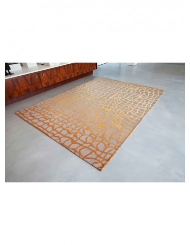 tappeto moderno Louis De Poortere Dedalo Yellow Scarab 9205