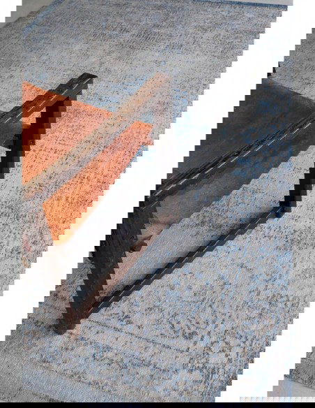 tappeto moderno Louis De Poortere Fading World Grey Jeans 9065