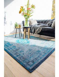 tappeto moderno Louis De Poortere Fading World Grey Turquoise 8255 2
