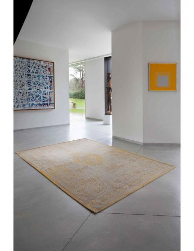 tappeto moderno Louis De Poortere Fading World Grey Yellow 9062