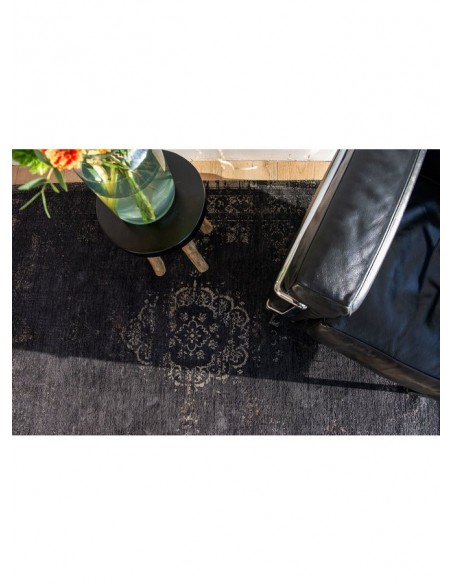 tappeto moderno Louis De Poortere Fading World Mineral Black 8263