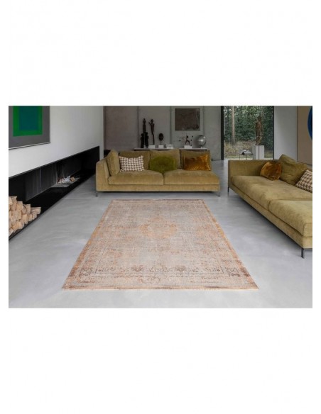 tappeto moderno Louis De Poortere Fading World Salmon 9067