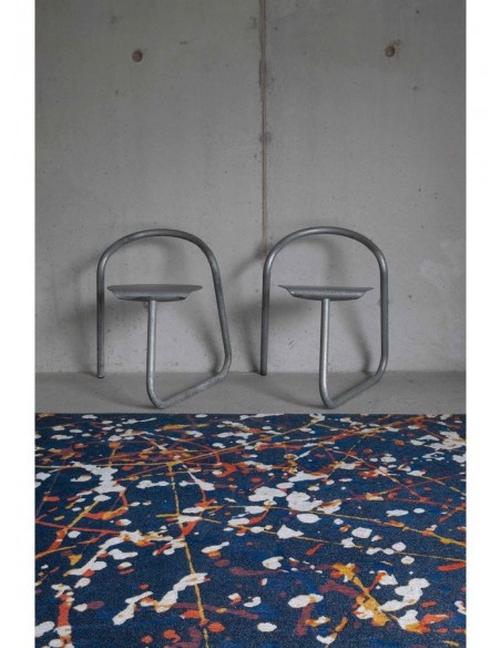 tappeto moderno Louis De Poortere Gallery collection Blue 9220