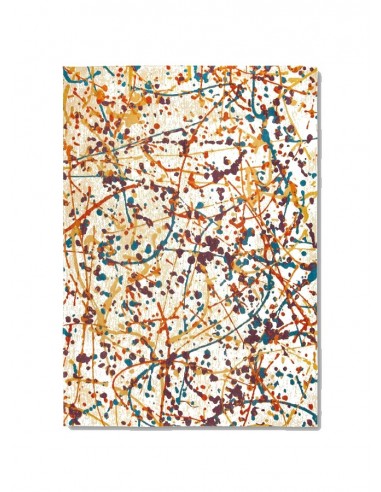 tappeto moderno Louis De Poortere Gallery collection Orange Drip 9221