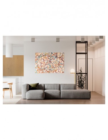 tappeto moderno Louis De Poortere Gallery collection Orange Drip 9221