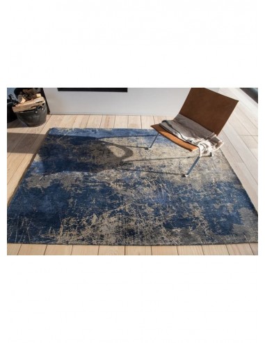 tappeto moderno Louis De Poortere Mad Men Abyss Blue 8629