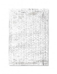 tappeto moderno Louis De Poortere Mad Men Black on White 8652