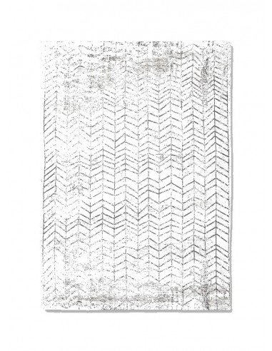 tappeto moderno Louis De Poortere Mad Men Black on White 8652