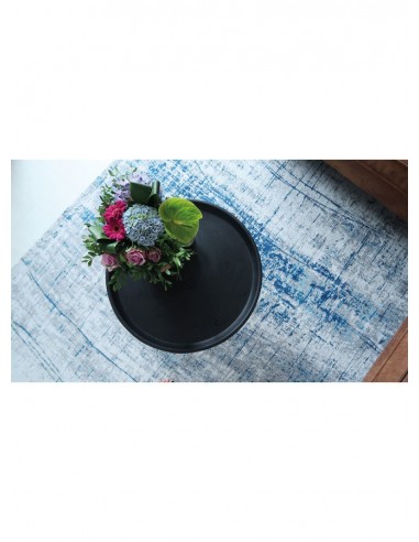tappeto moderno Louis De Poortere Mad Men Bronx Azurite 8421
